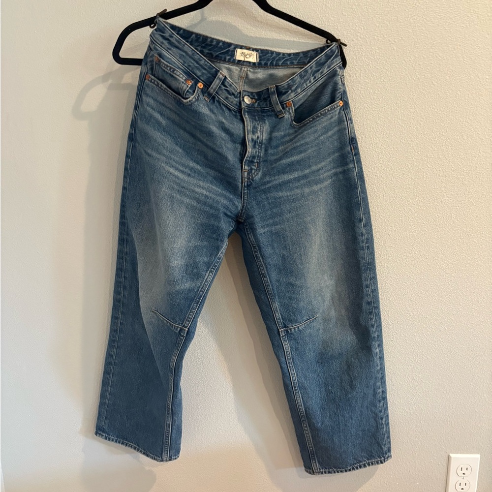 Madewell The Darted Barrel-Leg Jean